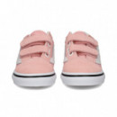 Dep. 2 Velcros Textil Rosa/blanco  VANS