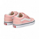 Dep. 2 Velcros Textil Rosa/blanco  VANS