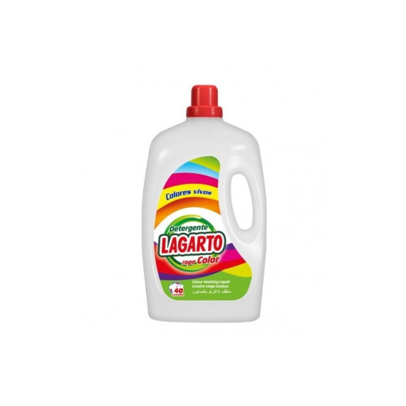 Lagarto Detergente Lavadora Liquido al JABÓN 40 lav. - 2960 ml. :  : Salud y cuidado personal