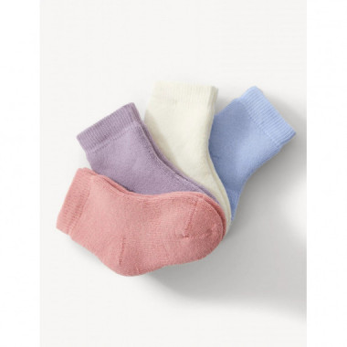 Pack de 4 Pares de Calcetines Bebé Lisos  MARKS AND SPENCER