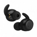 Auriculares + Microfono PHOENIX Spartan In Ear Wireless Black