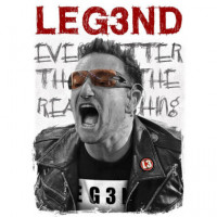 Camiseta LEG3ND Bono Gris Vintage