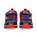 Cordon/velcro Spiderman Rojo/azul  GEOX