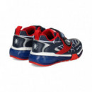 Cordon/velcro Spiderman Rojo/azul  GEOX