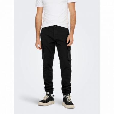 Pantalon Cargo Only&sons Negro  ONLY