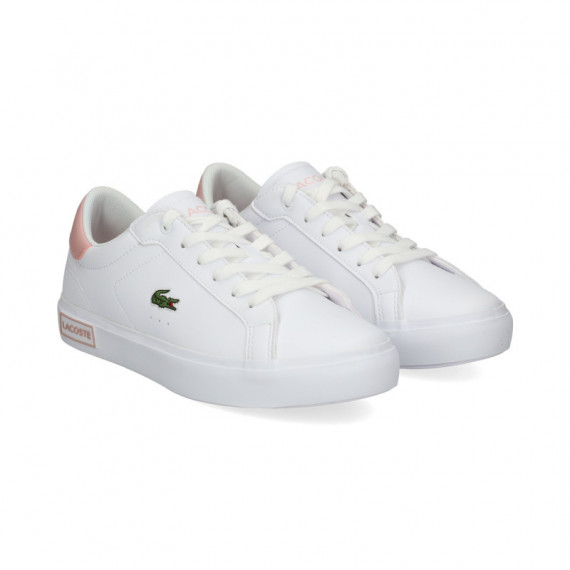 Talon Rosa Deportivo Blanco  LACOSTE