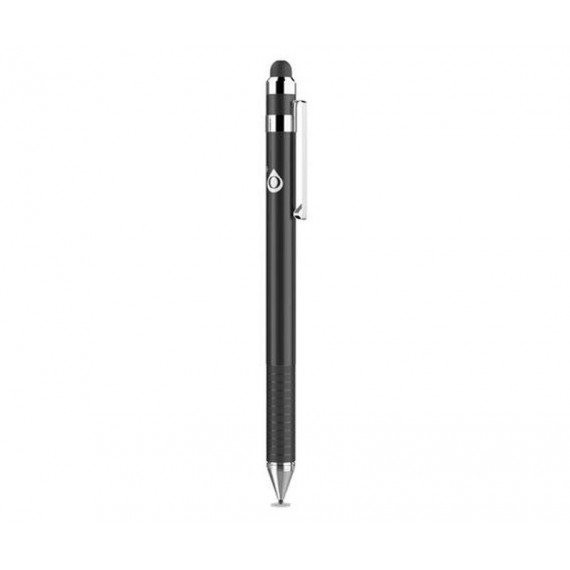 ONE+ Lapiz Tactil Universal Negro para Tablet - Smartphones   NG6032 / Negro / 2X Puntas Tactiles /