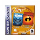 2 X 1 Buscando a Nemo + los Increibles Gameboy Advance  THQ