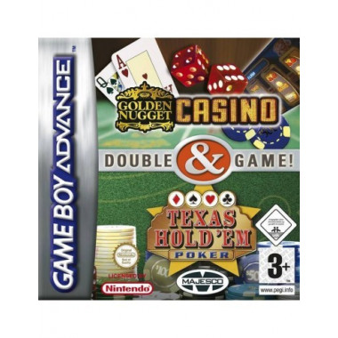 2 X 1 Casino + Poker Texas Gameboy Advance  THQ