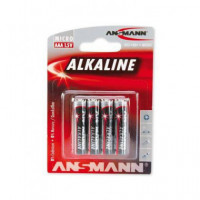 ANSMANN Pack 4 Pilas Aaa Alkalina