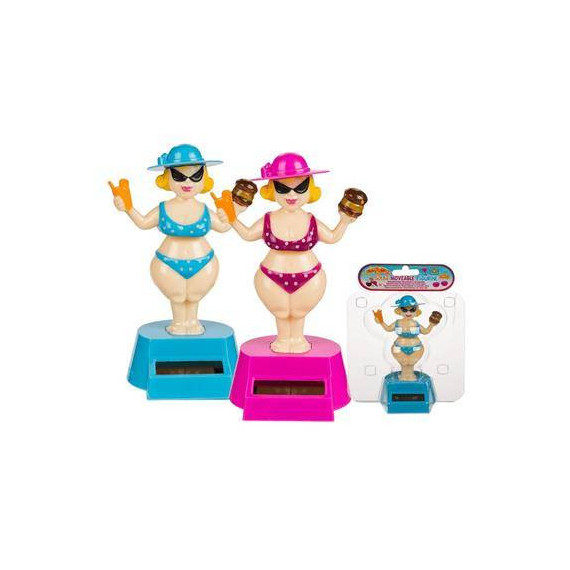 Figura Solar de Plastico Diseño Chica Bikini  OUT OF THE BLUE