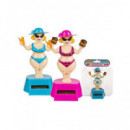 Figura Solar de Plastico Diseño Chica Bikini  OUT OF THE BLUE