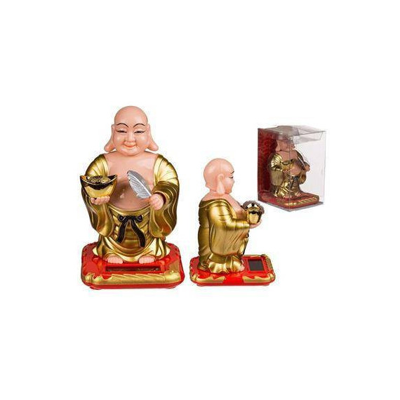 Figura Solar de Plastico Diseño Buddha  OUT OF THE BLUE