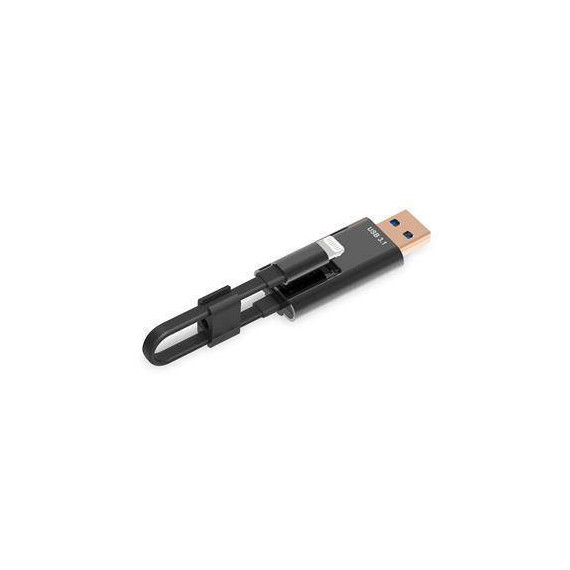 EDNET Cable Datos Ipad,iphone 6/7/8/X Lightning a USB con Ranura para Micro Sd hasta 256GB 31519
