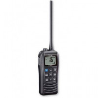 ICOM Walkie Banda Marina Vhf IC-M37E 6W Resistente Al Agua ,flota y Luz Baliza Emergencia, 6W