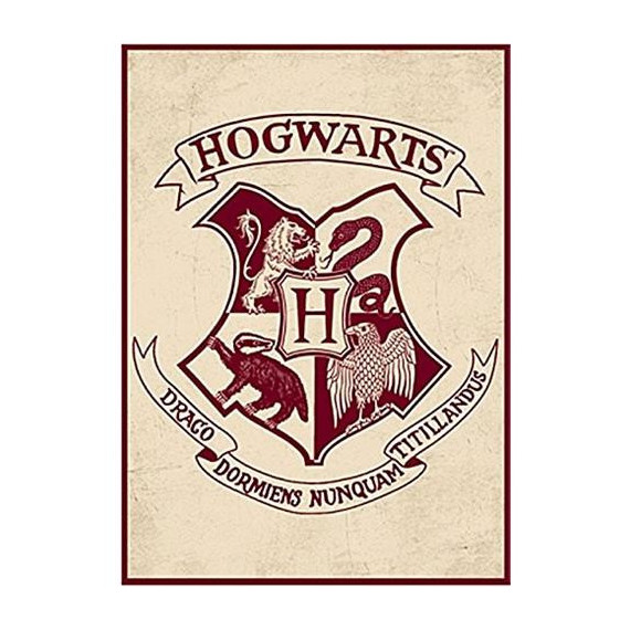 HARRY POTTER Iman Metalico Escudo Hogwarts MAGMHP01