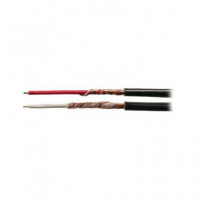 VALUELINE Cable de Audio Paralelo Dual 2X0.14MM Negro Q4-118