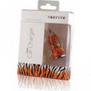 FOREVER Cargador Coche USB 1AMP Diseño Tigre