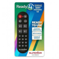 Superior Mando Televisor Compatible Ready 4 para Sony, Samsung, Lg, Panasonic  LALO