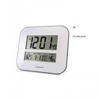 TIMEMARK Reloj Digital de Pared M7 con Temperatura Interior/humedad/alarma