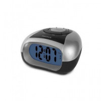 TIMEMARK Reloj Despertador Parlante Cl-ibiza Mini con Temperatura Blanco