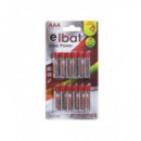 Elbat Pack 12 Pilas Alcalina Aaa Hg-cd-pb 0.00%  CROMAD