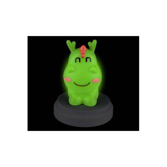 ALECTO Lampara de Noche SLD062 Led Tactil con Autoapagado Diseño Dragon Simpatico Verde