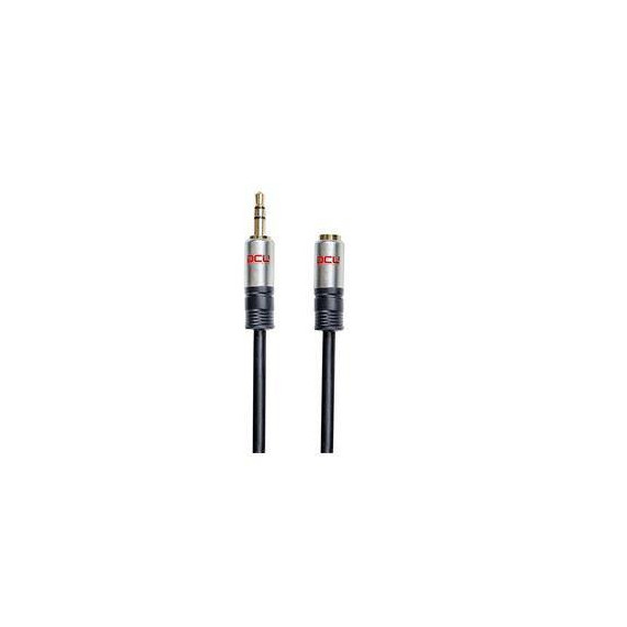 Cable alargador de audio estéreo jack 3.5 mm 1 M Negro