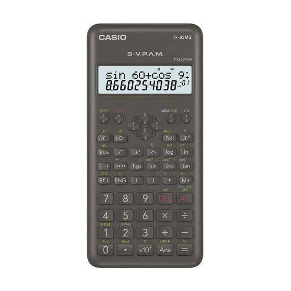CASIO Calculadora Cientifica FX-82MS 2ND Edition 240 Funciones