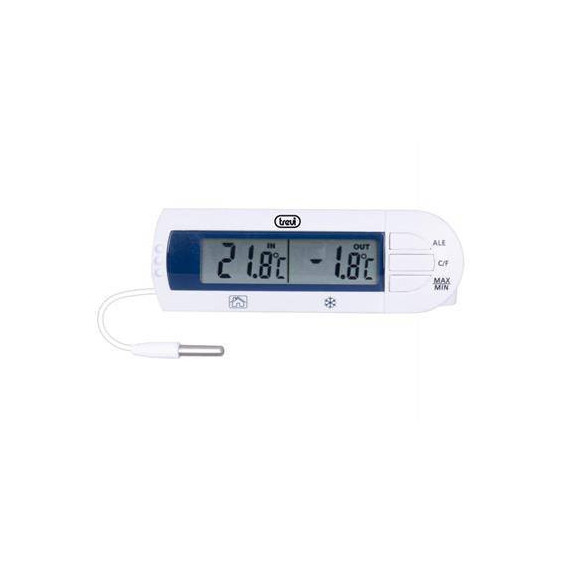 TREVI Termometro Digital para Frigorifico -50º a 70 Grados TE3012 Blanco