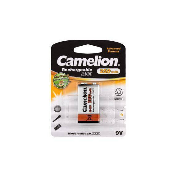 CAMELION Pila 9V Recargable 250 Mah