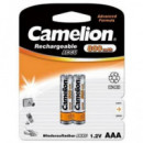 CAMELION Pack 2 Pilas Aaa Recargables 1.2V/800MAH BAT405