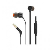 JBL T110 Mini Auriculares Estereo con Microfono Negro