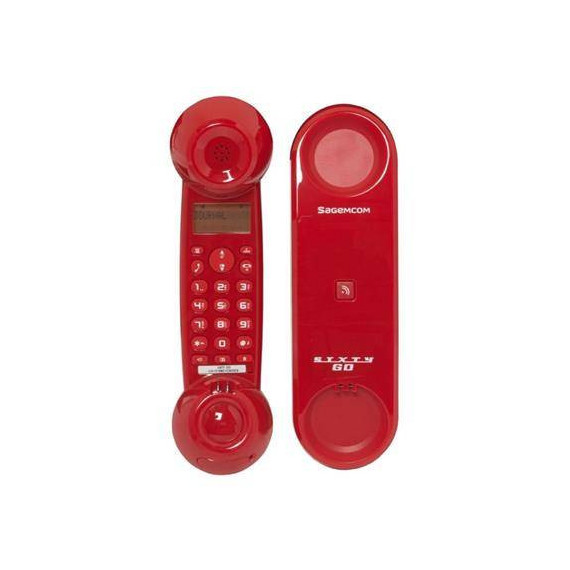 Sagemcom Sixty Go Telefono Inalambrico Digital Rojo  SAGEM