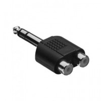 DCU Adaptador Jack 6.3MM/M a 2XRCA/H Estereo 325062