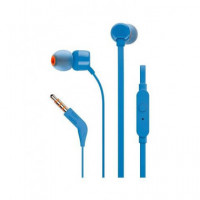 JBL T110 Mini Auriculares Estereo con Microfono Azul