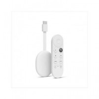 GOOGLE Chromecast con GOOGLE TV y Mando Blanco 4K