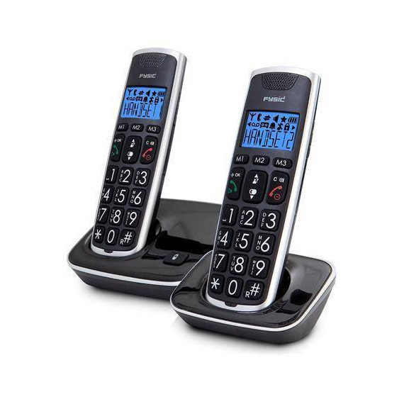 FYSIC Telefono Inalambrico Duo Botones Grandes FX-6020
