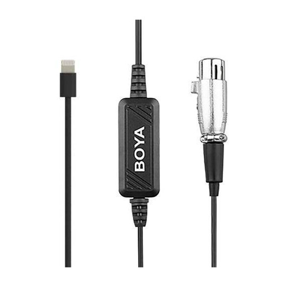 BOYA Cable Adaptador Xlr a Lightning Apple BY-BCA7