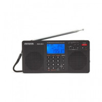 AIWA Radio Digital Multibanda Estereo Sm/mw/lw RMD-99ST Lector Sd,temporizador C Pilas y Alimentador