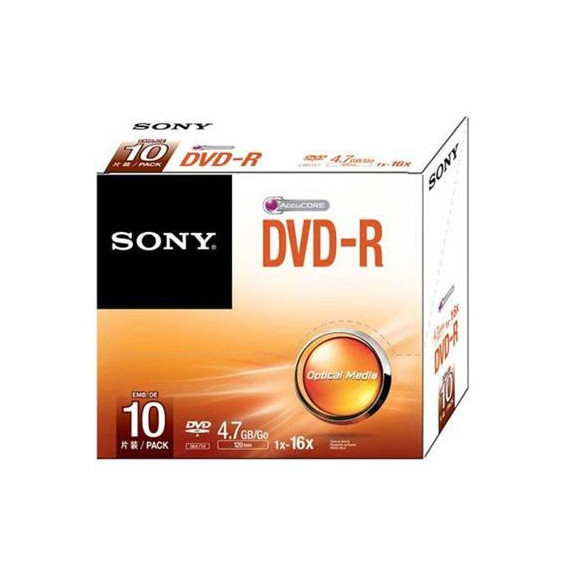 SONY Dvd-r 4.7GB 16X 120MIN