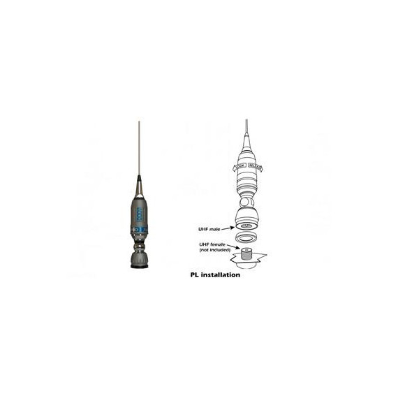 SIRIO Antena Movil Turbo 5000PL Cb 27MHZ