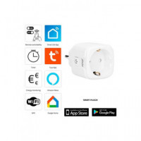 ALECTO Enchufe Inteligente Wifi con Monitorizacion de Consumo SMART-PLUG20 Blanco
