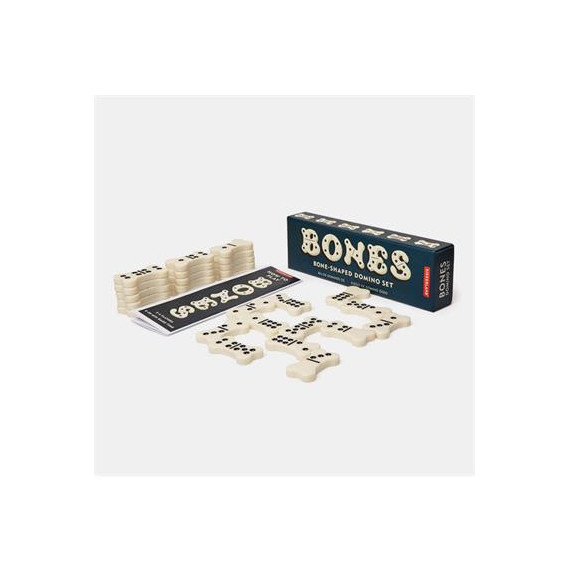 KIKKERLAND Juego Domino Diseño Huesos Bones GG168