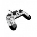 GIOTECK Mando Playstation 4 VX4 con Cable Camuglaje Gris/blanco