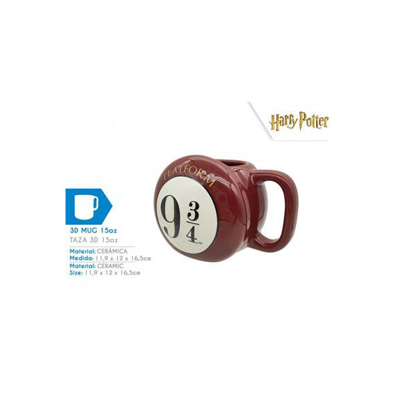 HARRY POTTER Taza 3D Anden 9 3/4 HP00009