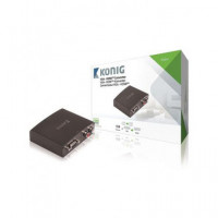 KONIG KNVCO3410 Convertidor VGA + 2XRCA a HDMI Full HD