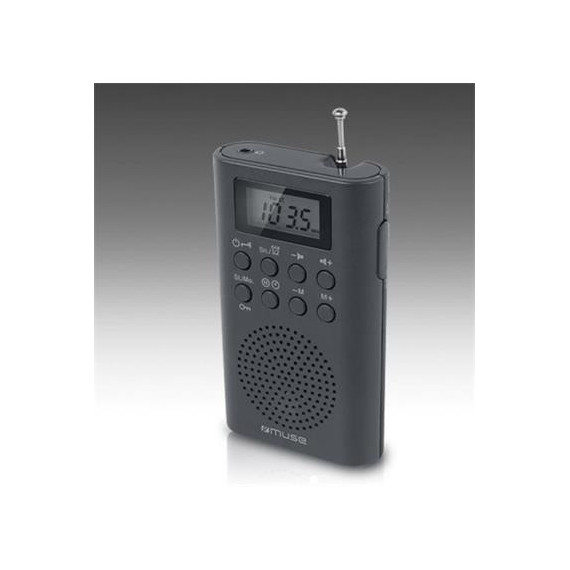 MUSE Radio Portatil Digital M-03R 20 Memorias,alarma,sleep,con Altavoz