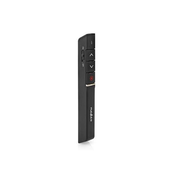 NEDIS Presentador Inalambrico USB con Puntero Laser Slim Negro