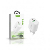 ACCETEL Adaptador Corriente 1XUSB 1XTIPO C Pd 20W AC820W Blanco